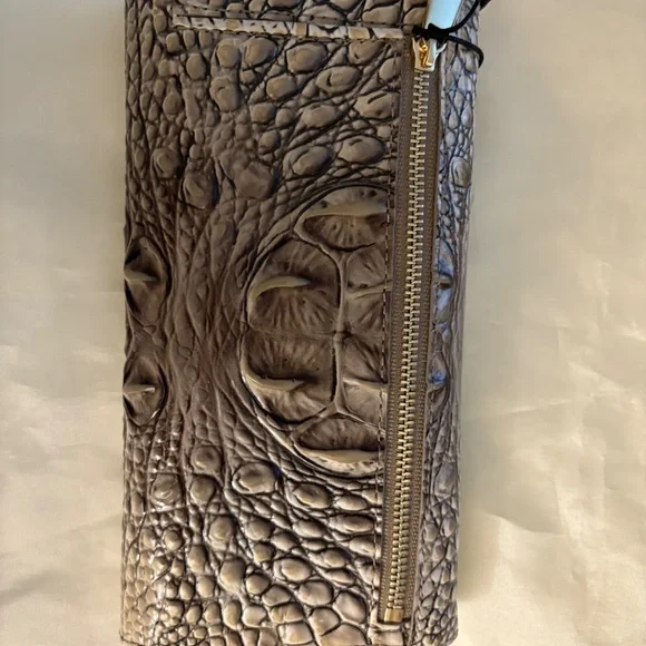 Brahmin Cordelia Timeless Taupe Ombré Melbourne Wallet - Picture 6 of 7